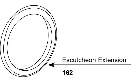 Moen 1/2" Single-Handle Shower Escutcheon Extension