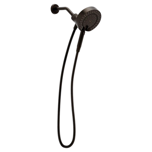 Magnetix Six-Function 6-1/2" Diameter Spray Head Standard with Handshower