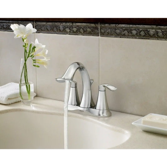 Eva Two-Handle High Arc Bathroom Faucet