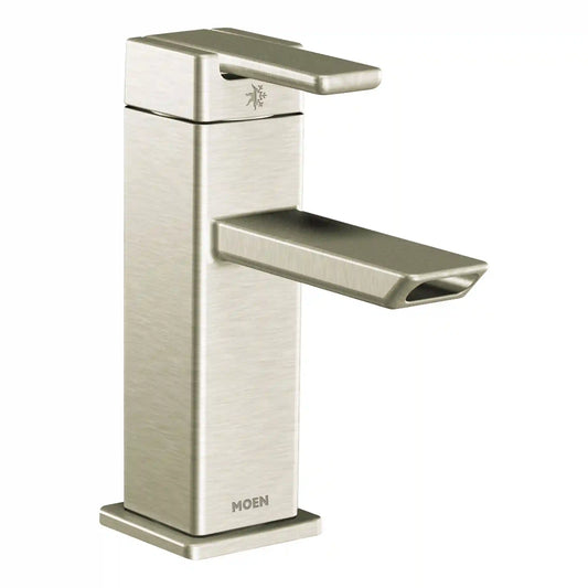 90 Degree One-Handle Low Arc Bathroom Faucet