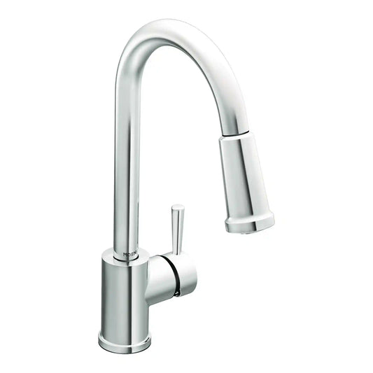 Level One-Handle High Arc Pullout Kitchen Faucet