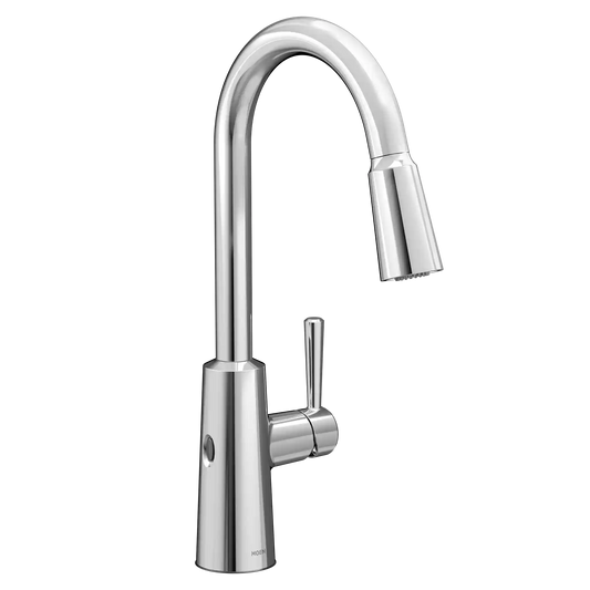 Riley MotionSense Wave One-Handle High Arc Pulldown Kitchen Faucet