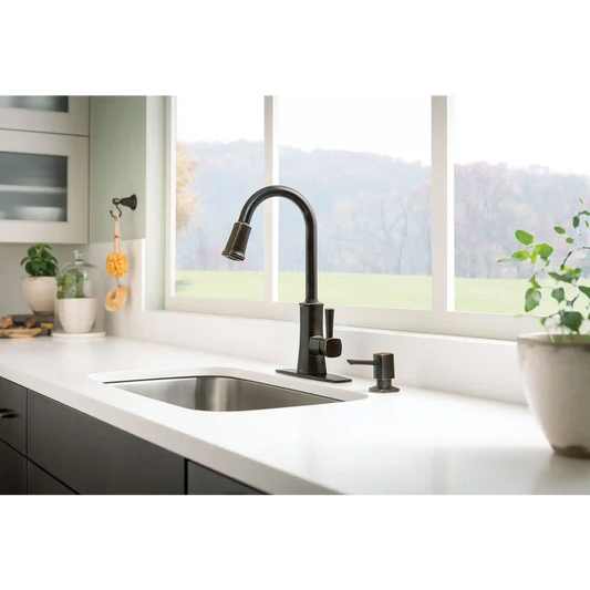 Bridgestone One-Handle High Arc Pulldown Kitchen Faucet