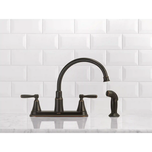 Hutchinson Two-Handle High Arc Kitchen Faucet