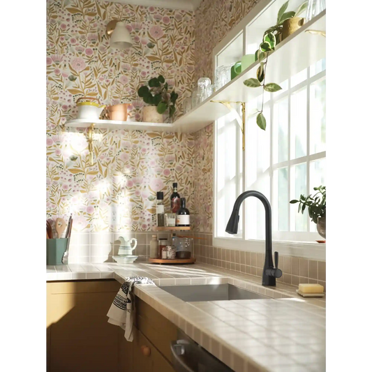 Doherty One-Handle High Arc Pulldown Kitchen Faucet