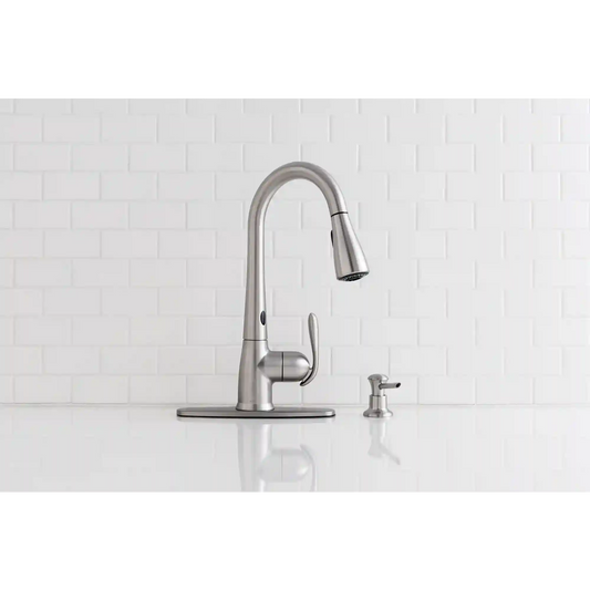 Haysfield with MotionSense One-Handle High Arc Pulldown Kitchen Faucet