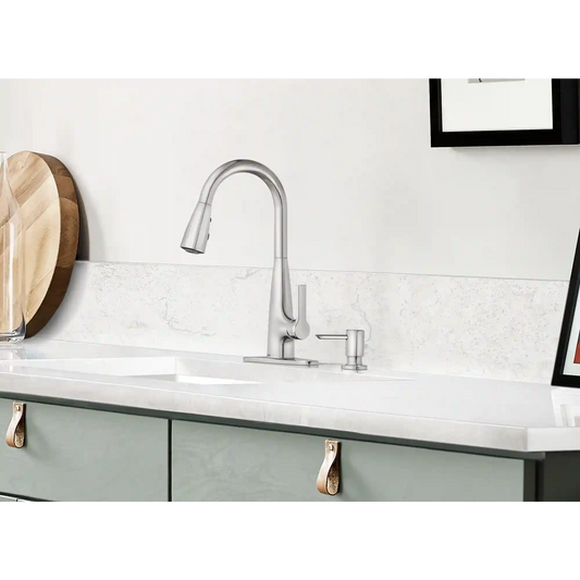 Haelyn One-Handle High Arc Pulldown Kitchen Faucet