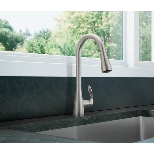 Georgene One-Handle High Arc Pulldown Kitchen Faucet
