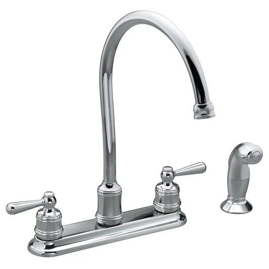 Traditional Two-Handle High Arc Kitchen Faucet