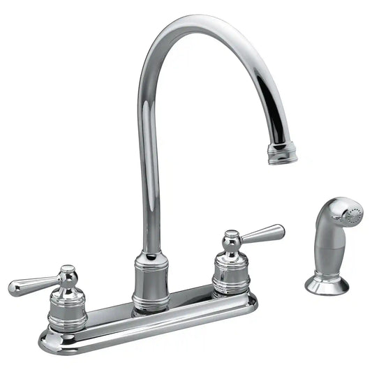 Traditional Two-Handle High Arc Kitchen Faucet