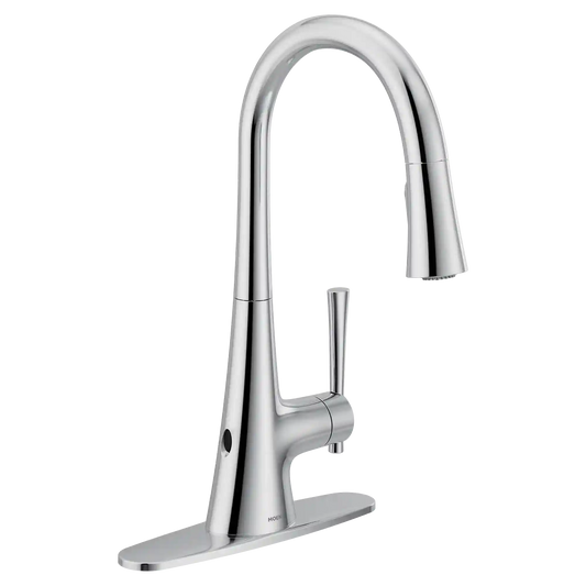 Kurv MotionSense Wave One-Handle High Arc Single Sensor Pulldown Kitchen Faucet