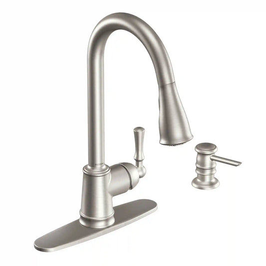 Lancaster One-Handle High Arc Pulldown Kitchen Faucet
