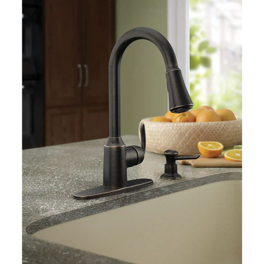 Bayhill One-Handle High Arc Pulldown Kitchen Faucet