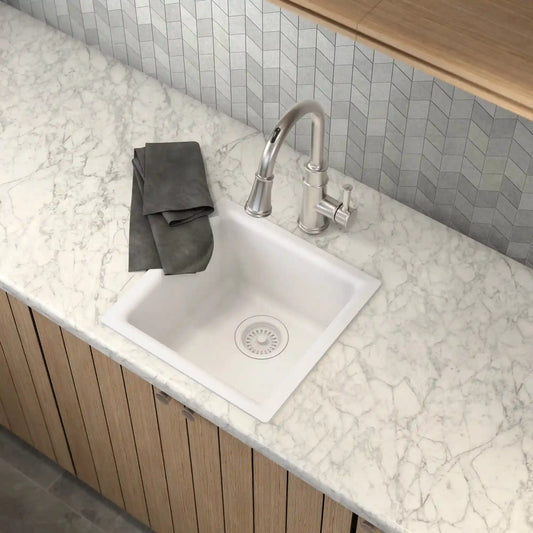 Host 16" Granite Dual Mount Single Bowl Sink