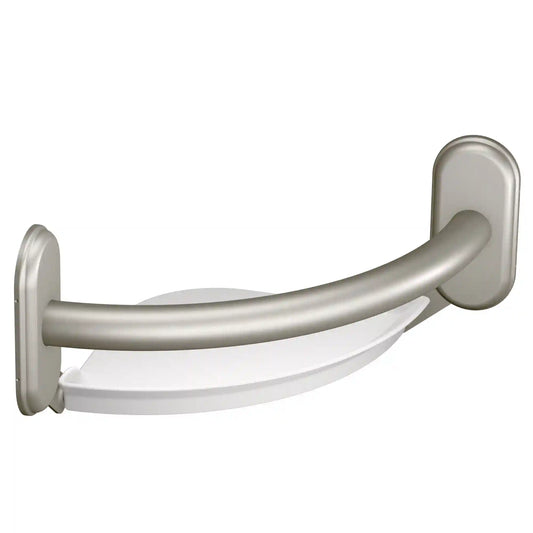 9" Grab Bar with Corner Shelf