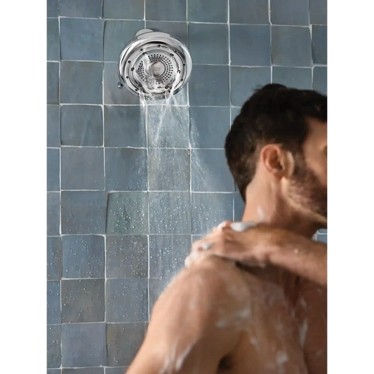 Moen Quattro Four-Function 6-1/2" Diameter Spray Head Rainshower