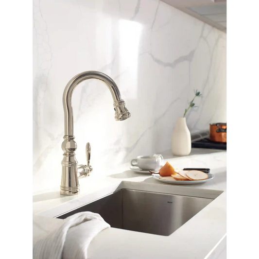 Weymouth One-Handle High Arc Pulldown Bar Faucet