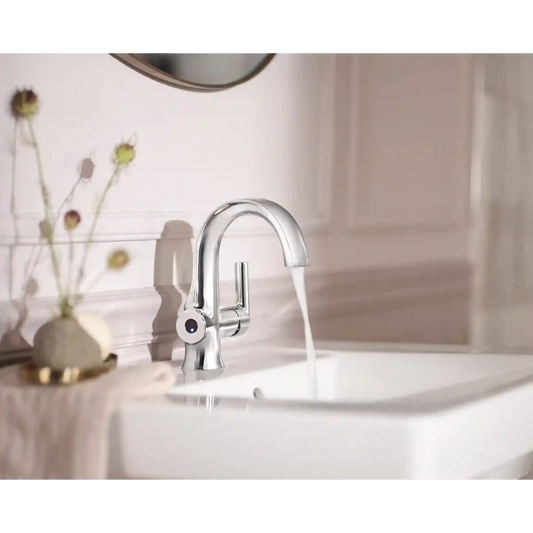 Doux One-Handle High Arc Bathroom Faucet