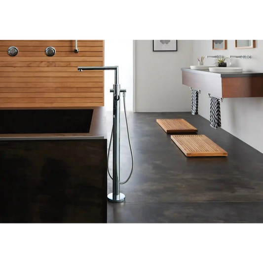 Arris One-Handle Tub Filler Including Handheld Shower