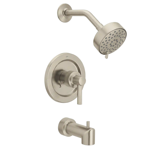 Aluma Brushed nickel cycling tub/shower
