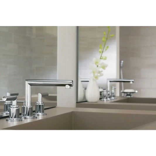 Arris Two-Handle Low Arc Bathroom Faucet