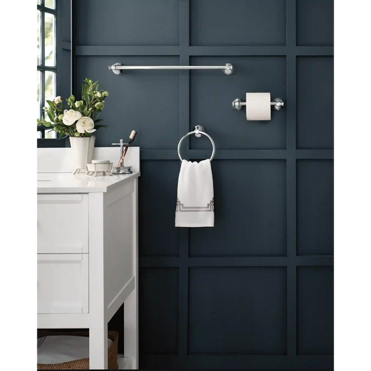 Caldwell 3 Pc Kit: Pivoting Paper Holder, Towel Bar and Towel Ring