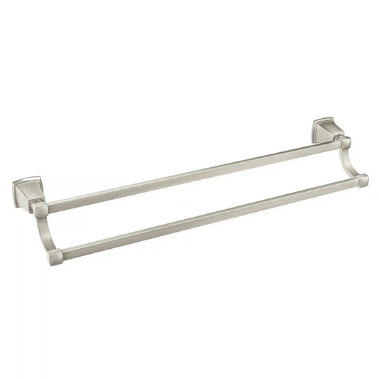 Boardwalk Chrome 24" double towel bar