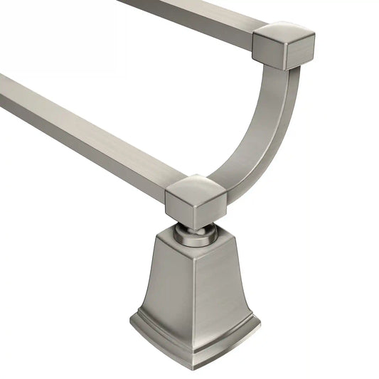 Boardwalk Chrome 24" double towel bar