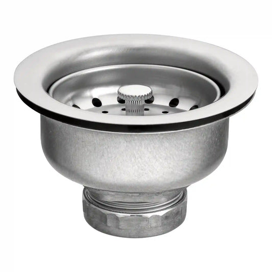 Moen Stainless Steel Basket Strainer with Drain Assembly 3-1/2"