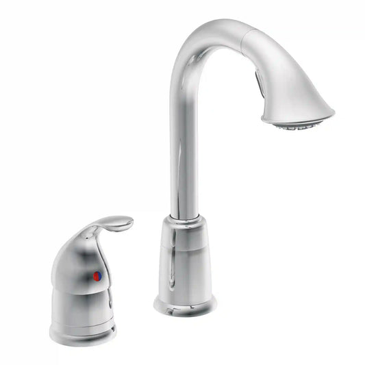 Camerist One-Handle High Arc Pulldown Single Mount Bar Faucet