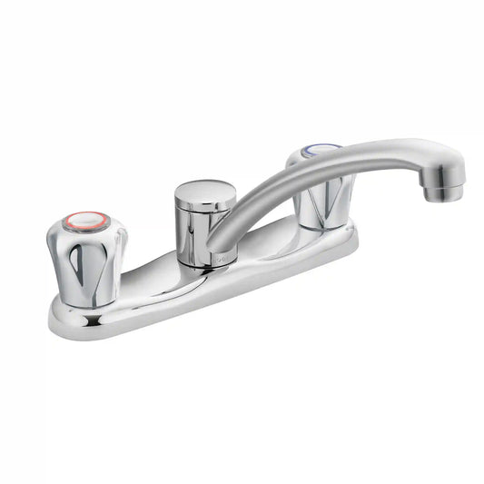 Chateau Two-Handle Low Arc Kitchen Faucet
