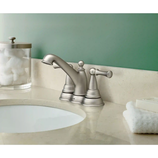 Sage Two-handle Centerset Bathroom Sink Faucet