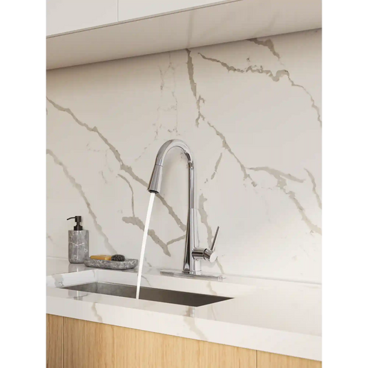 Swyre One-Handle High Arc Pulldown Kitchen Faucet