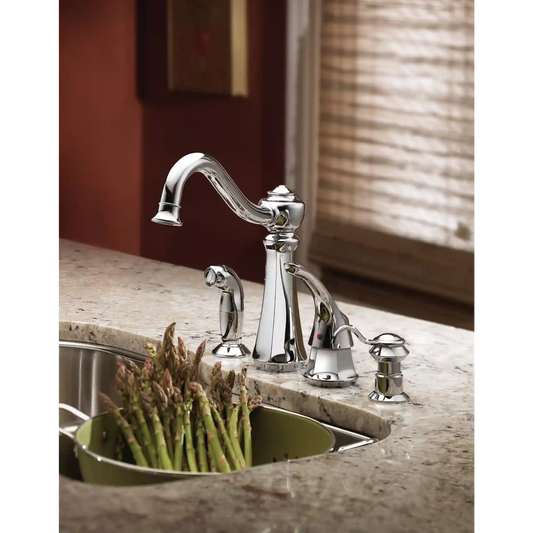 Traditional One-Handle High Arc Kitchen Faucet