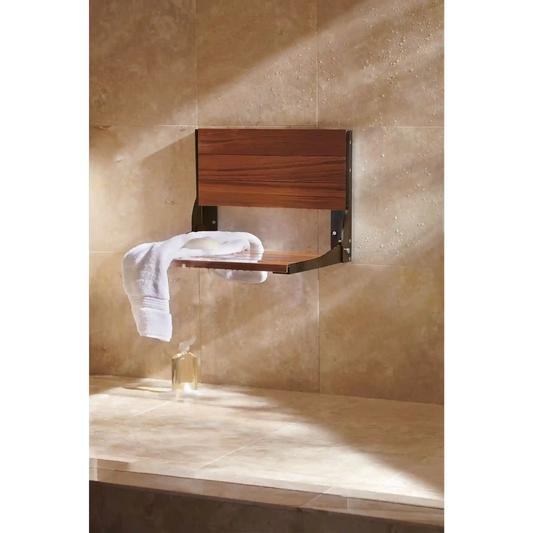 Moen Bath Safety and Teak Folding Shower Seat