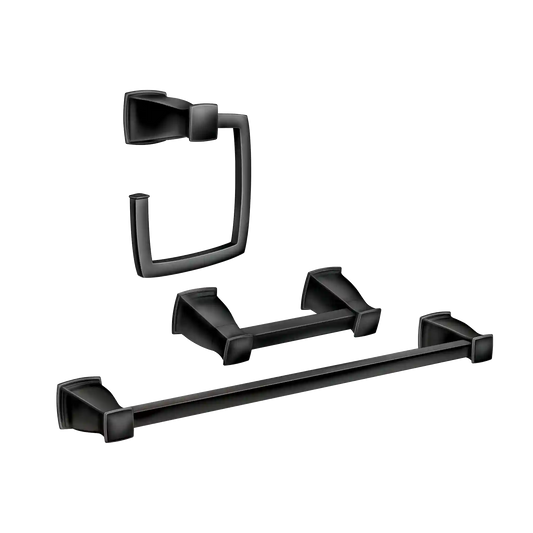 Hensley Pivoting Paper Holder, Towel Bar, Towel Ring
