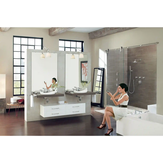 Arris Two-Handle Diverter Roman Tub Faucet Including Handheld Shower