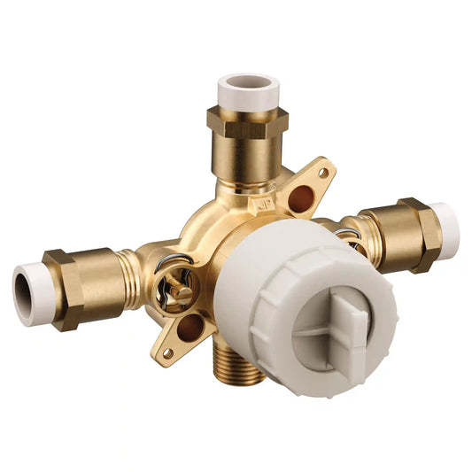 M-Core 4 Port 1/2" CPVC with CC/IPS Tub Outlet Connection Includes Stops